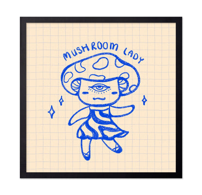 Mushroom Lady Doodle