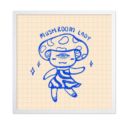 Mushroom Lady Doodle