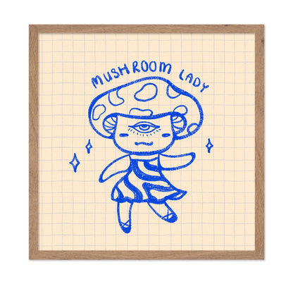 Mushroom Lady Doodle