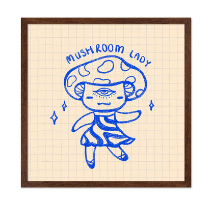 Mushroom Lady Doodle