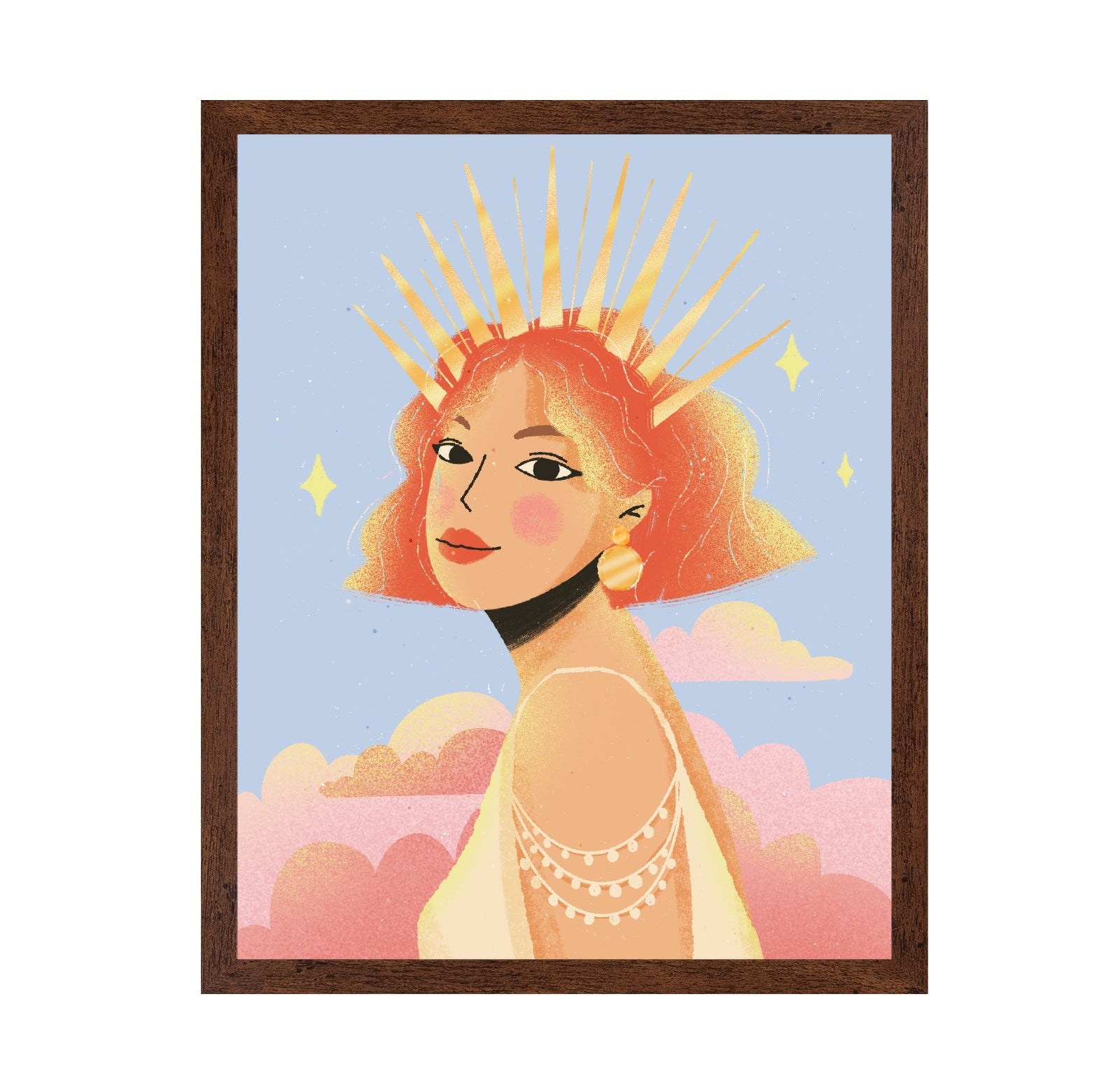 Sun Crown Portrait Girl