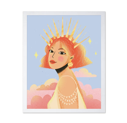 Sun Crown Portrait Girl