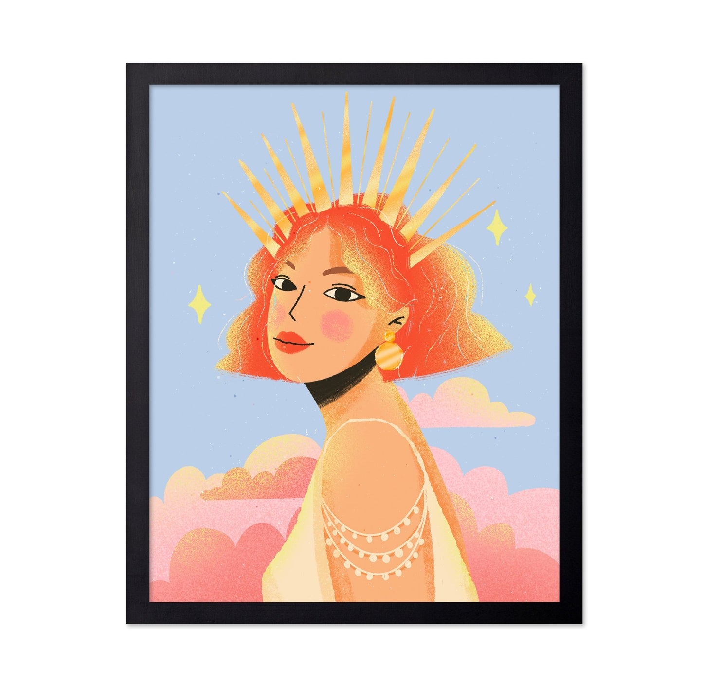 Sun Crown Portrait Girl