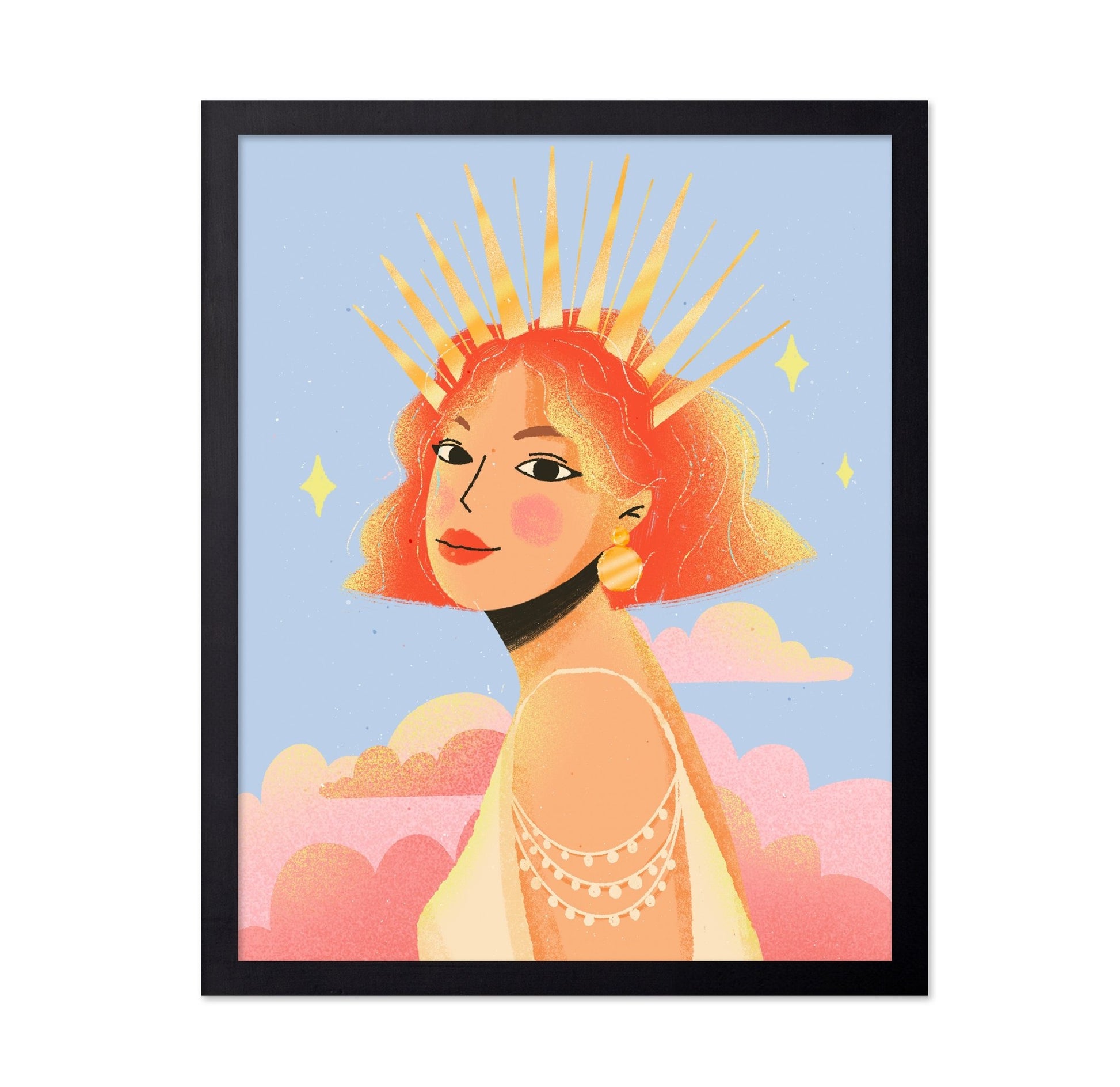 Sun Crown Portrait Girl