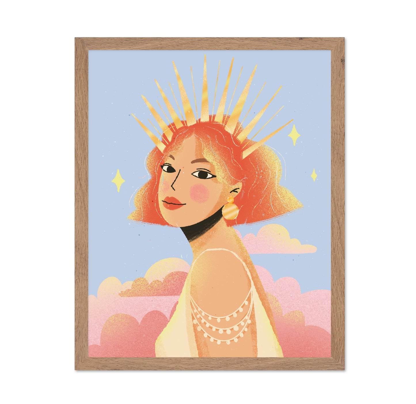 Sun Crown Portrait Girl