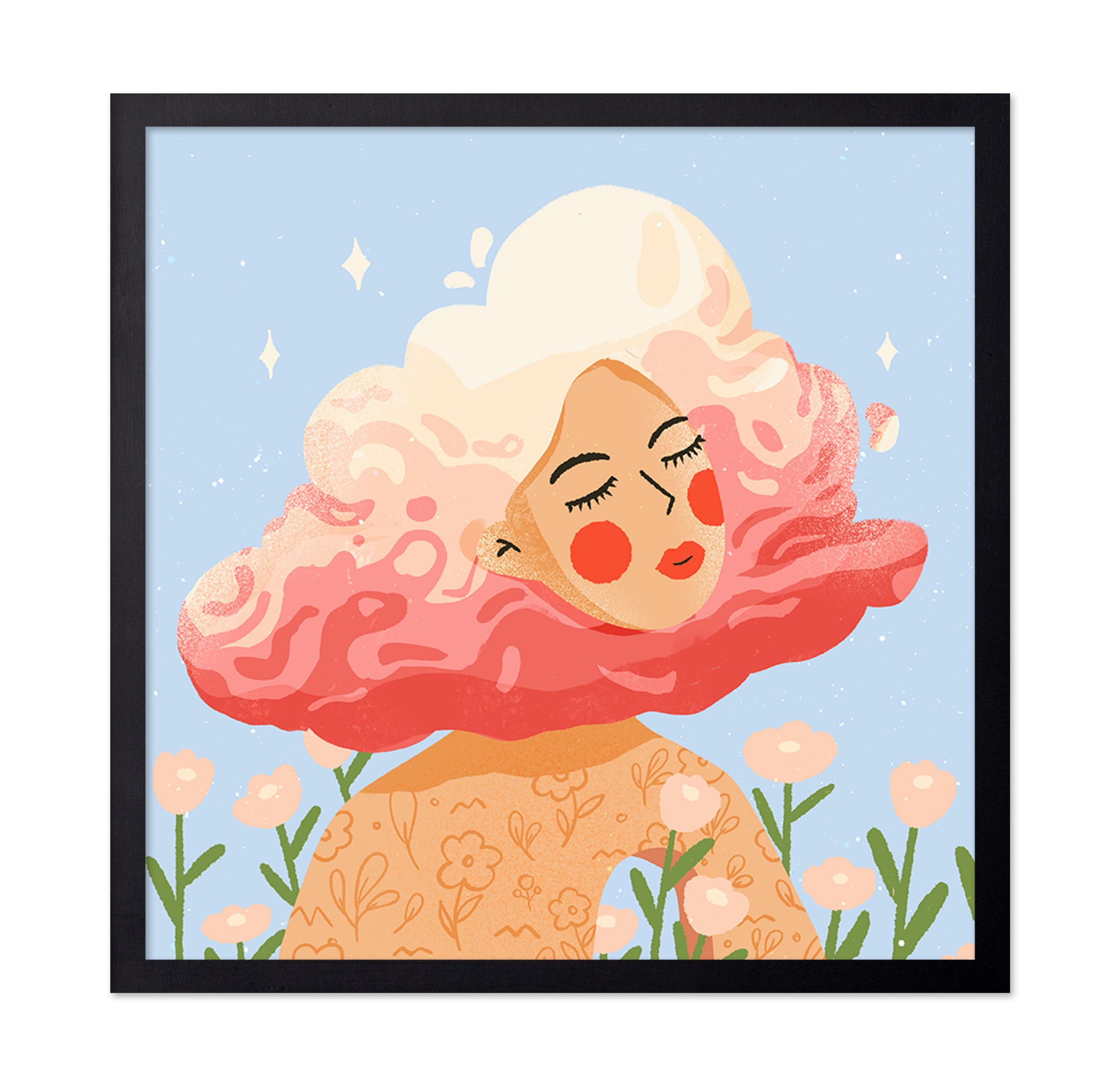 Floral Hair Dream Girl