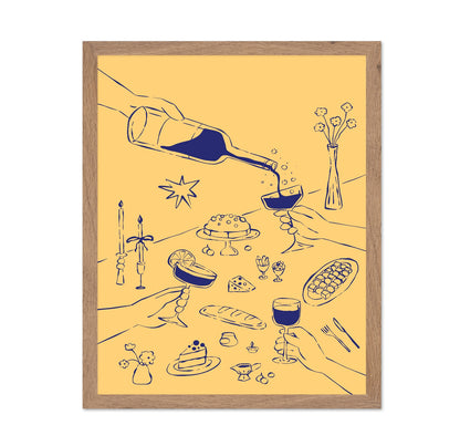 Dinner Table Sketch