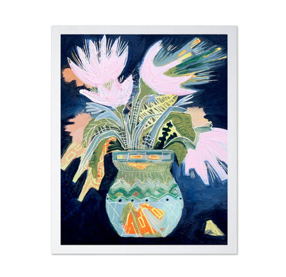Pink Floral Vase No6