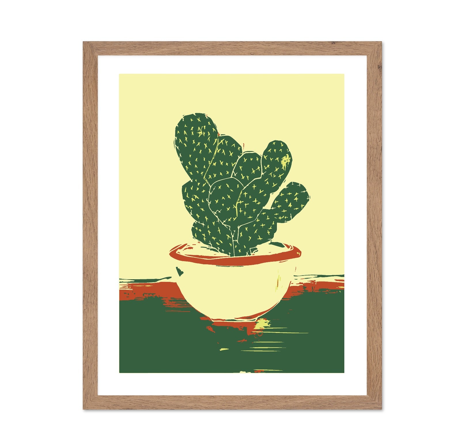 Cactus Pot Illustration