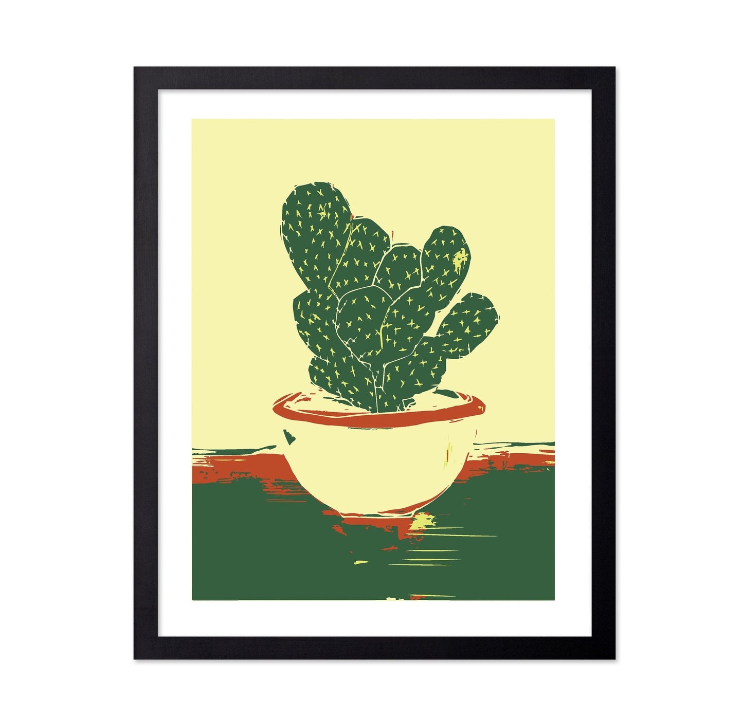 Cactus Pot Illustration