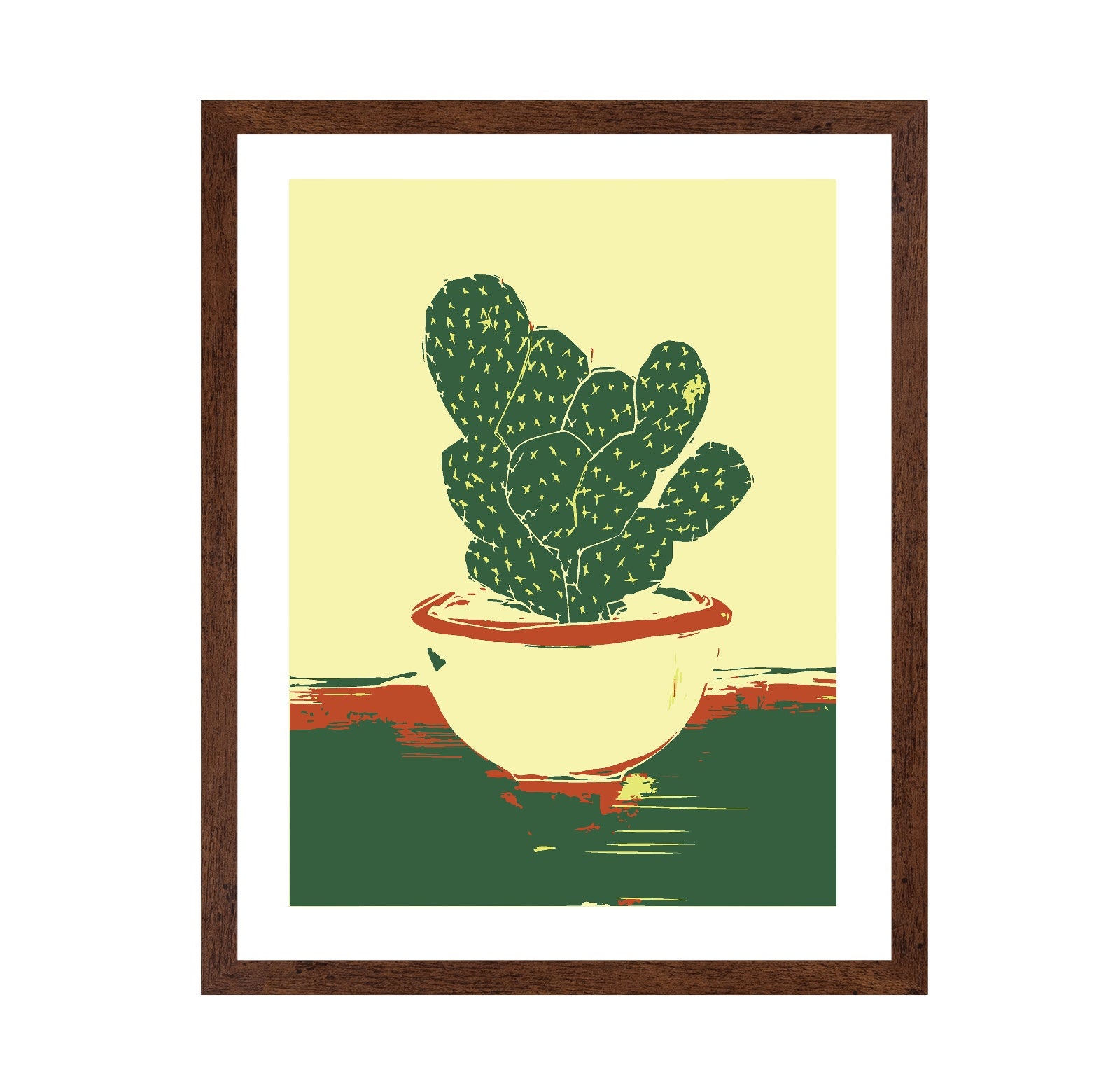 Cactus Pot Illustration