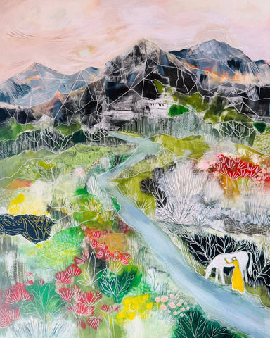 Mountain Meadow Scene