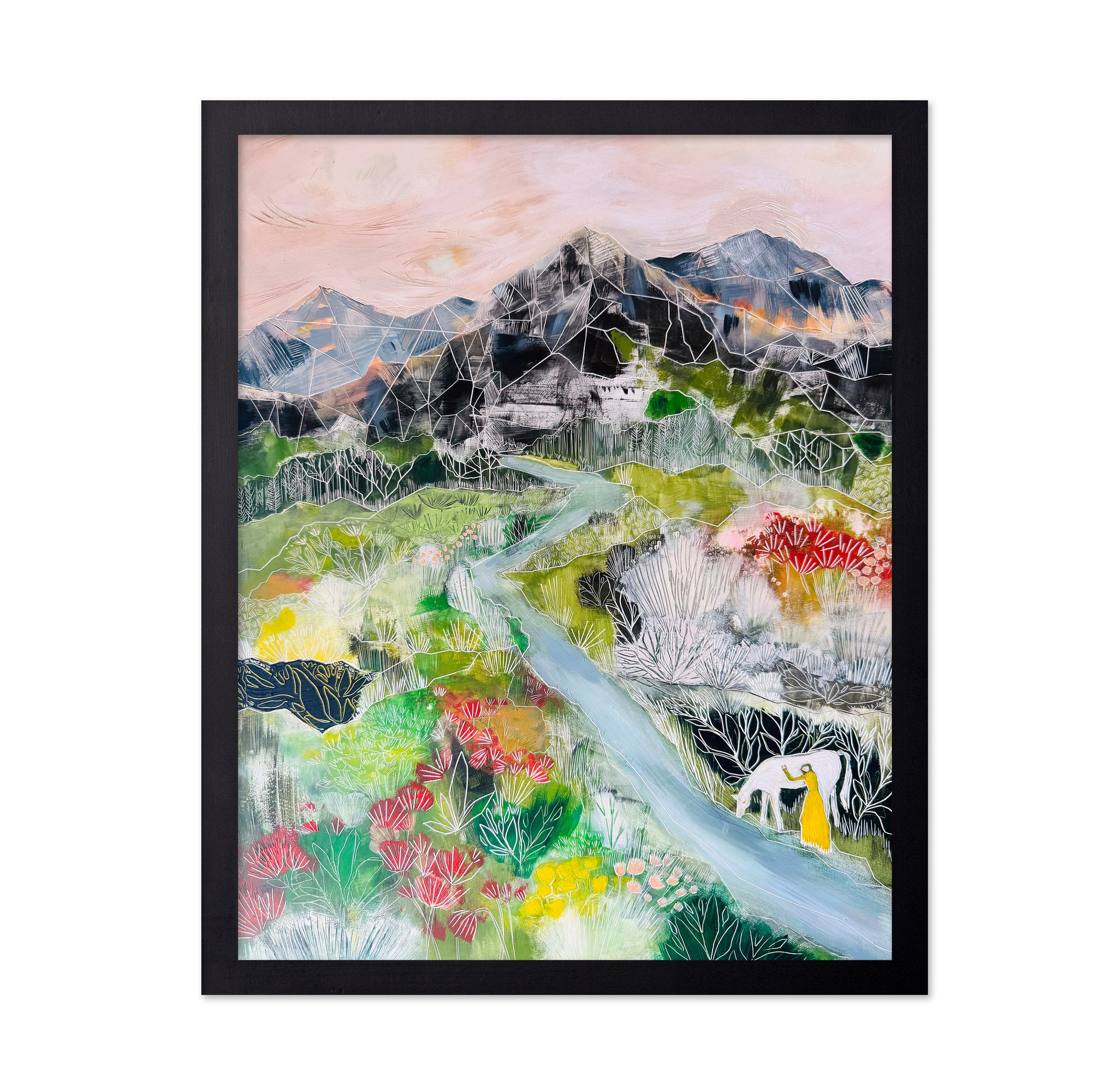 Mountain Meadow Scene
