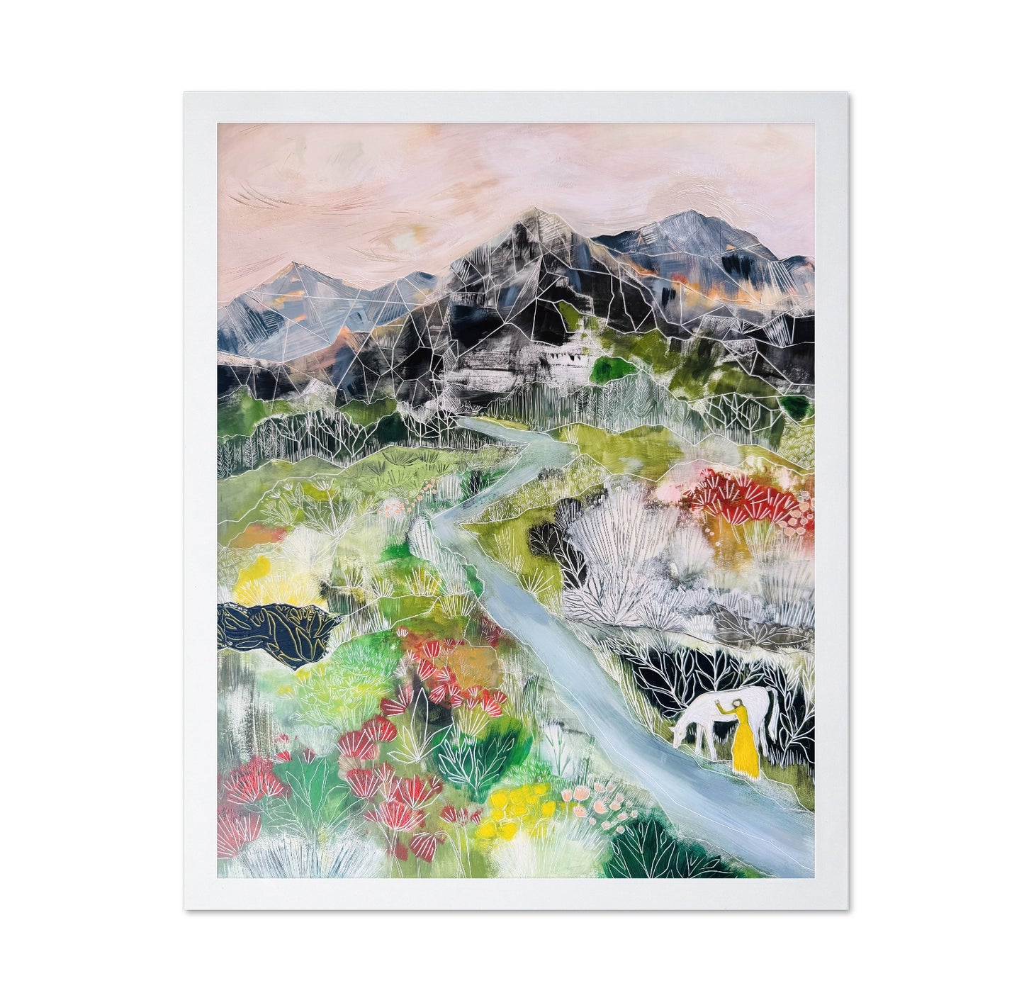 Mountain Meadow Scene