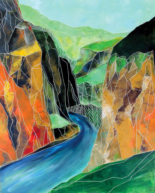 Canyon River Landscape