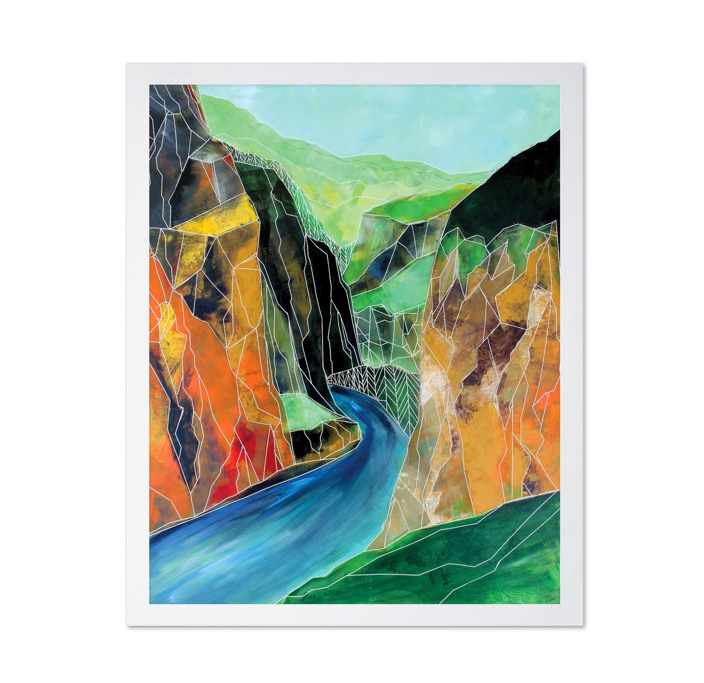 Canyon River Landscape