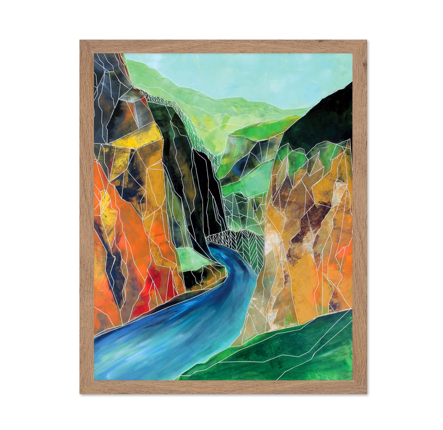 Canyon River Landscape