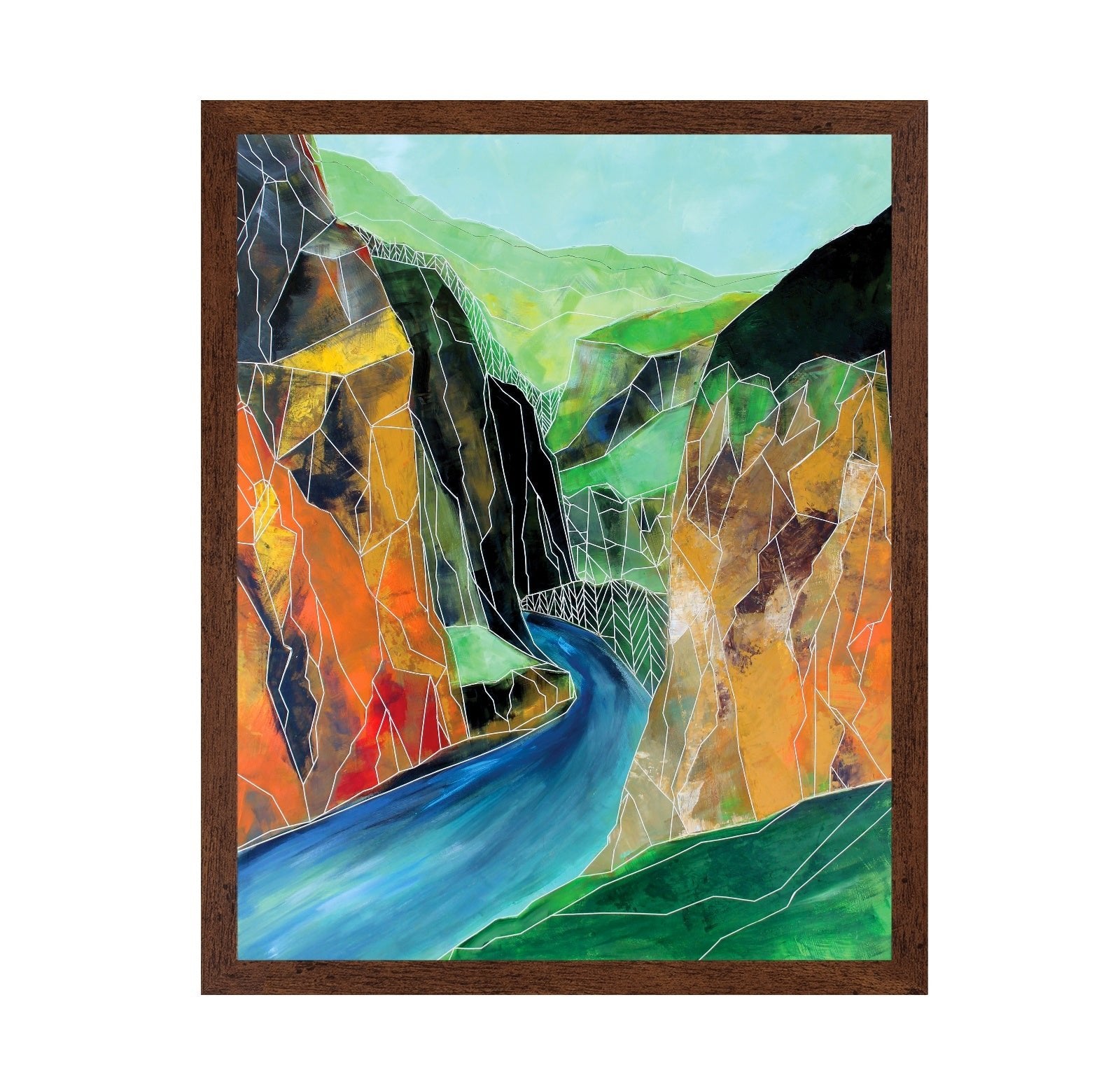 Canyon River Landscape