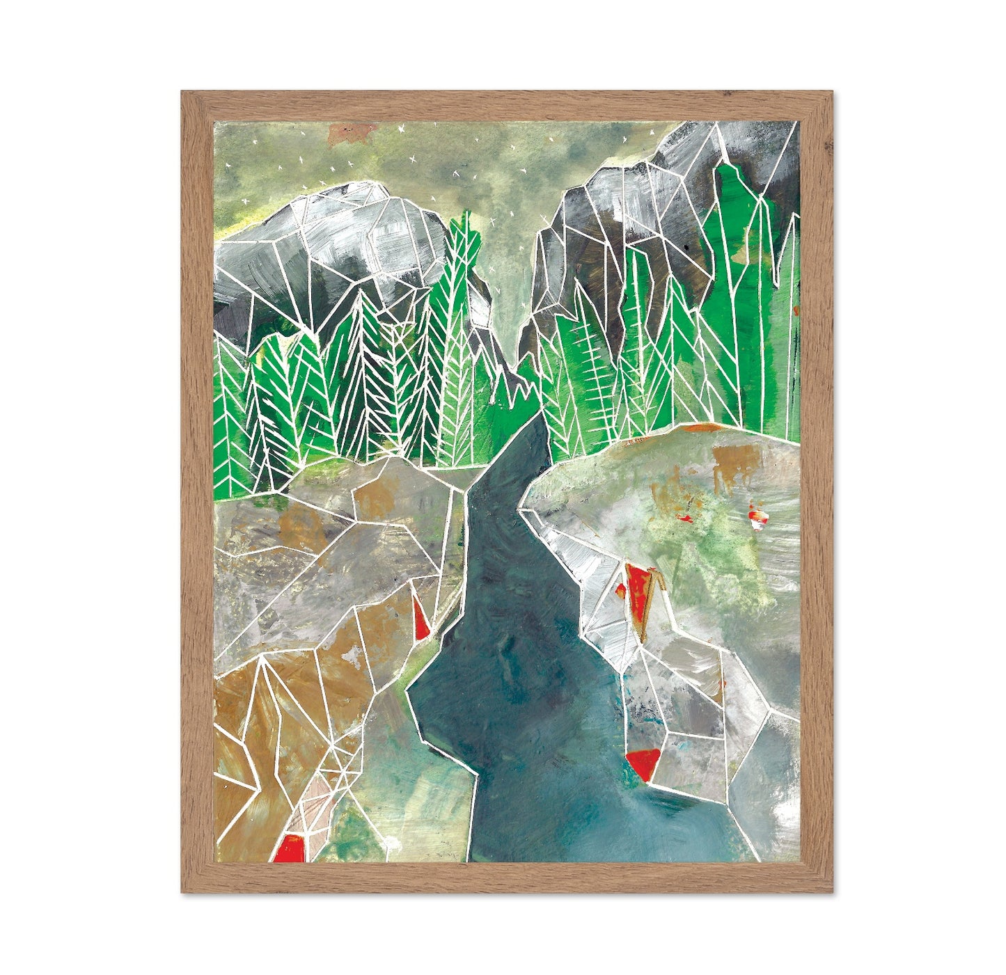 Mountain River Valley No2