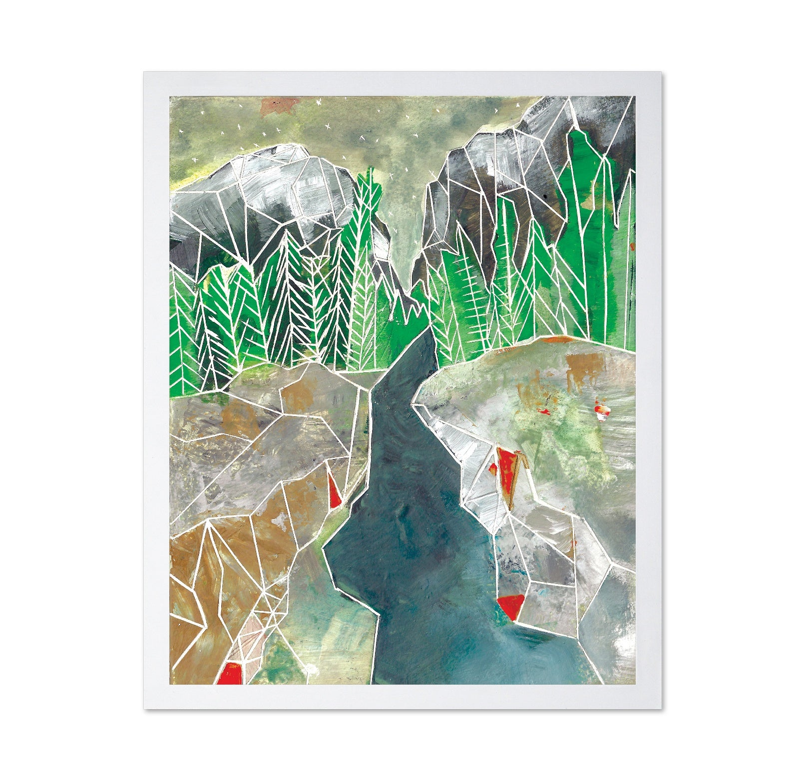 Mountain River Valley No2