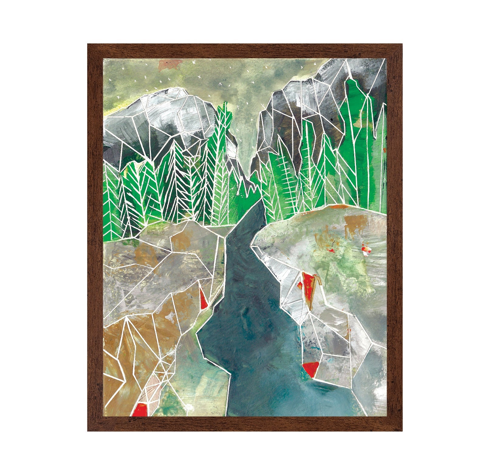 Mountain River Valley No2