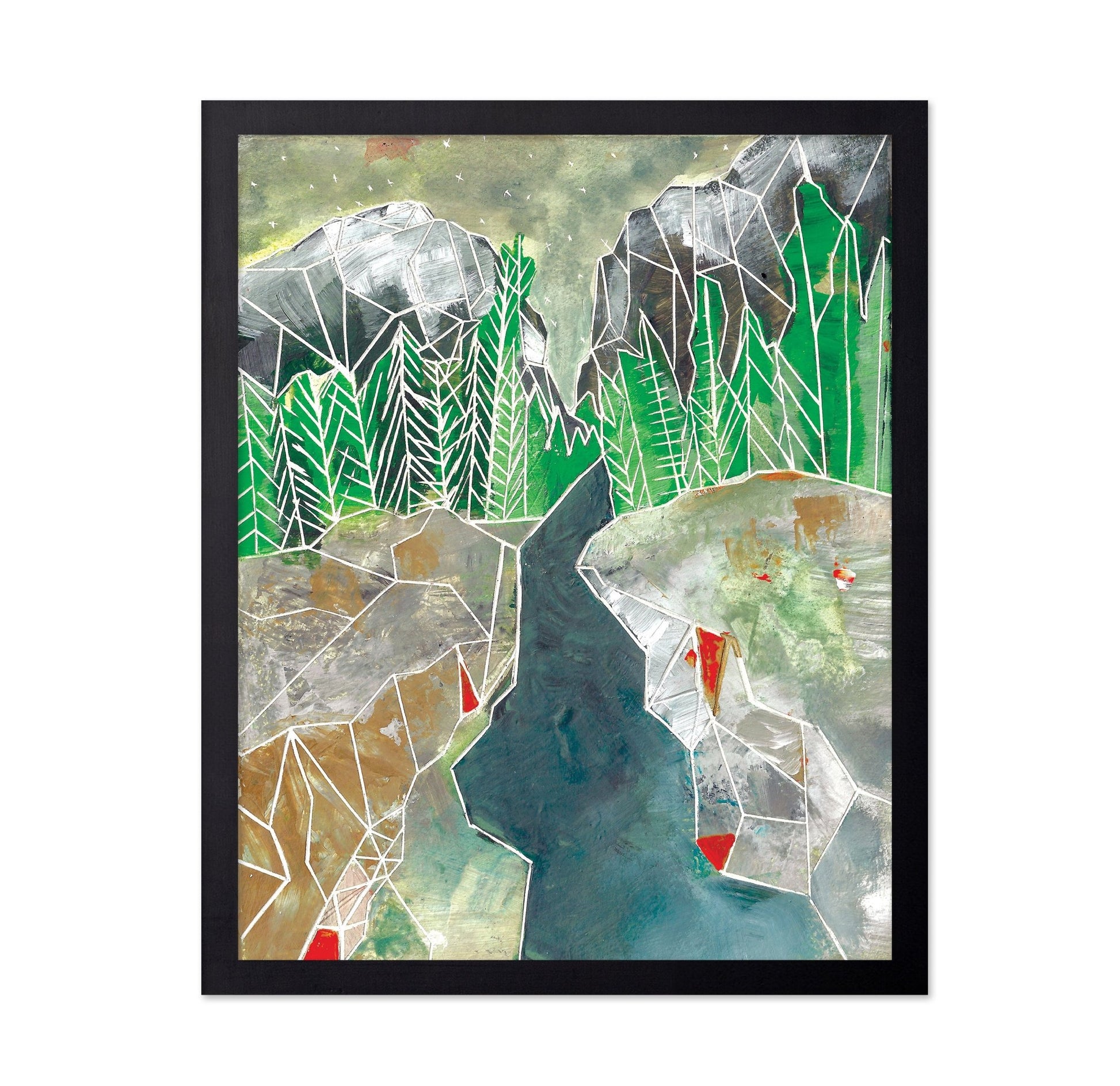 Mountain River Valley No2