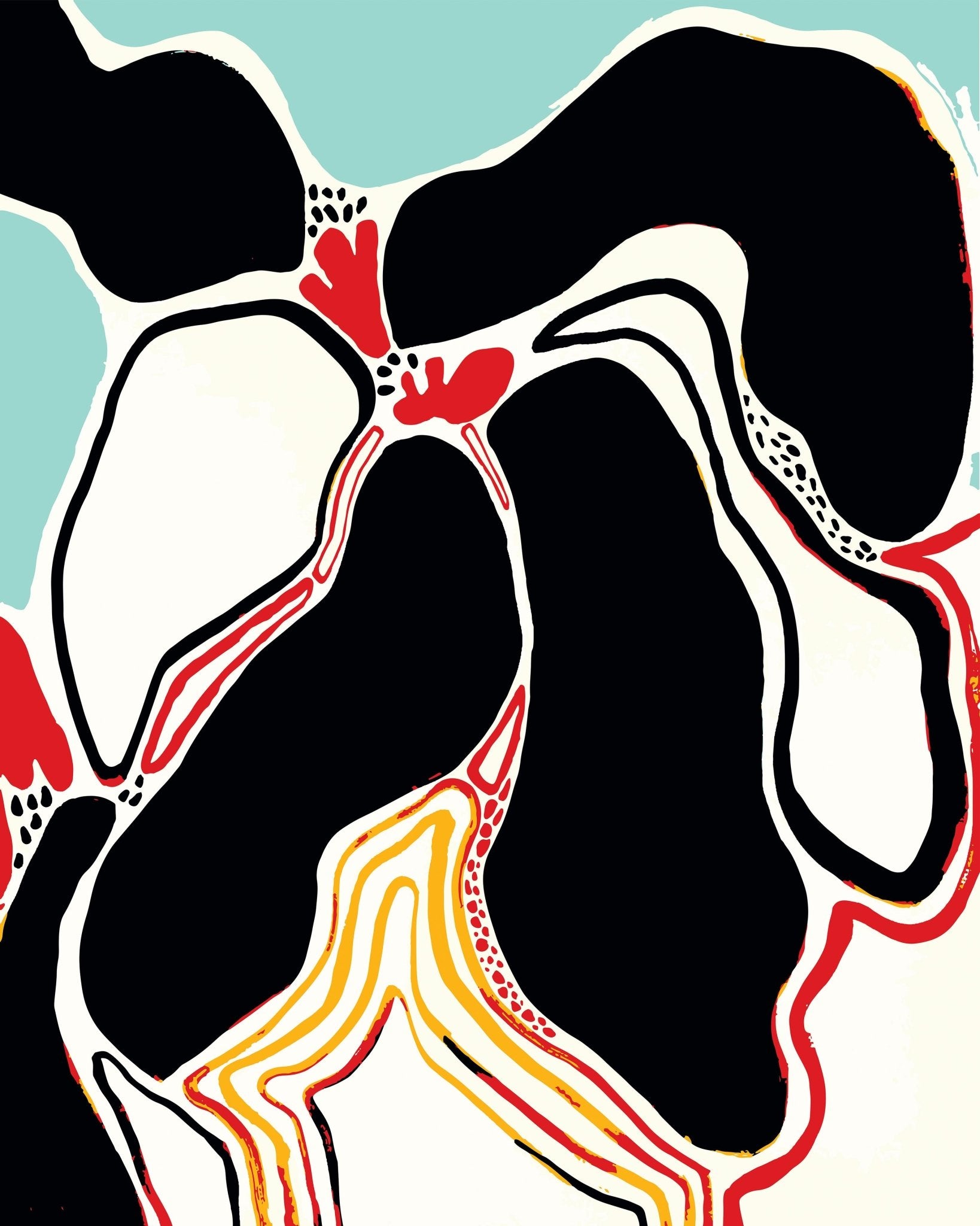 Abstract Organic Shapes No4
