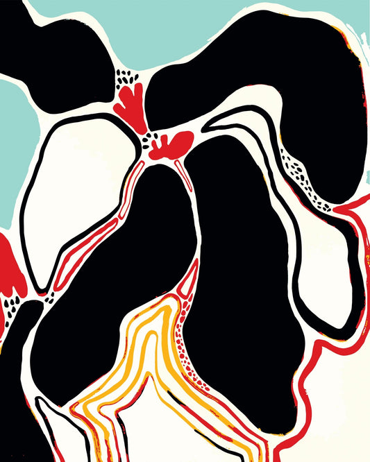 Abstract Organic Shapes No4