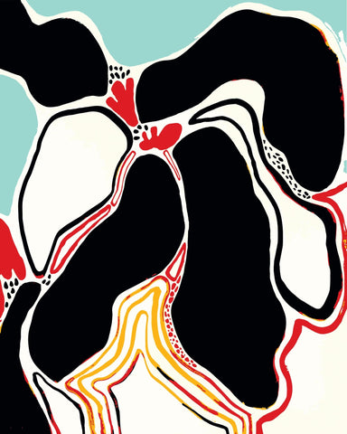 Abstract Organic Shapes No4