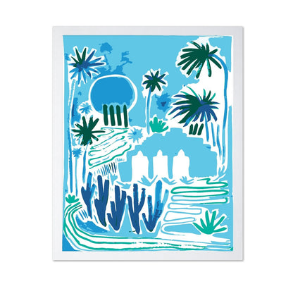 Tropical Oasis Scene