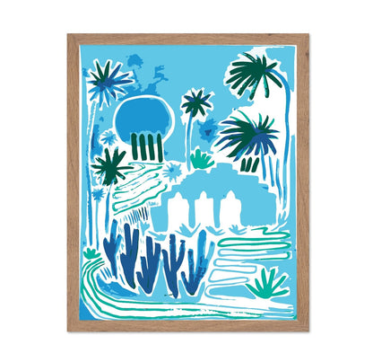 Tropical Oasis Scene