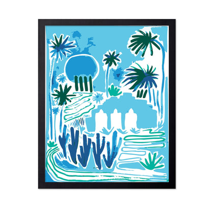 Tropical Oasis Scene