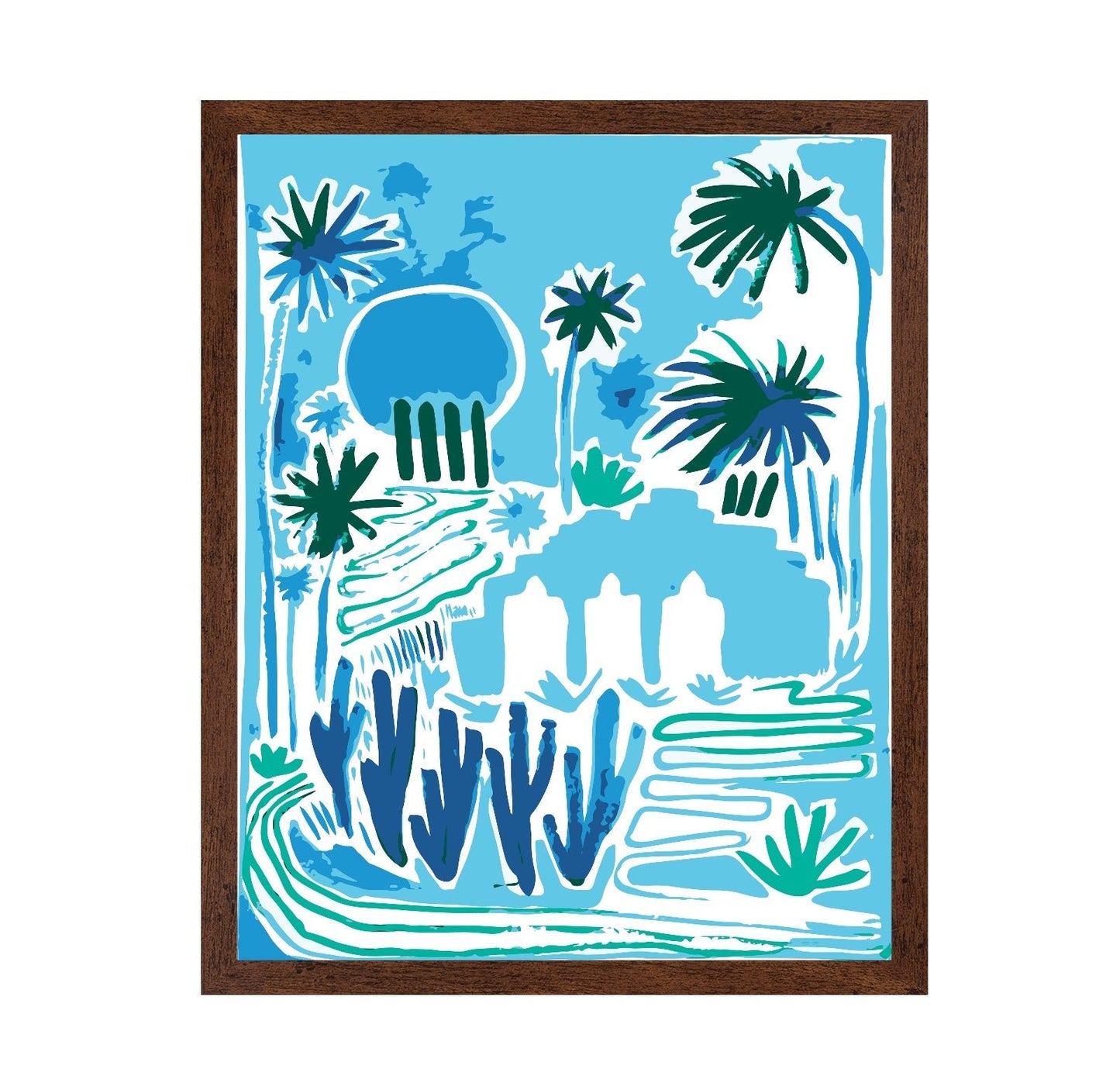 Tropical Oasis Scene