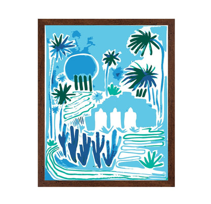 Tropical Oasis Scene