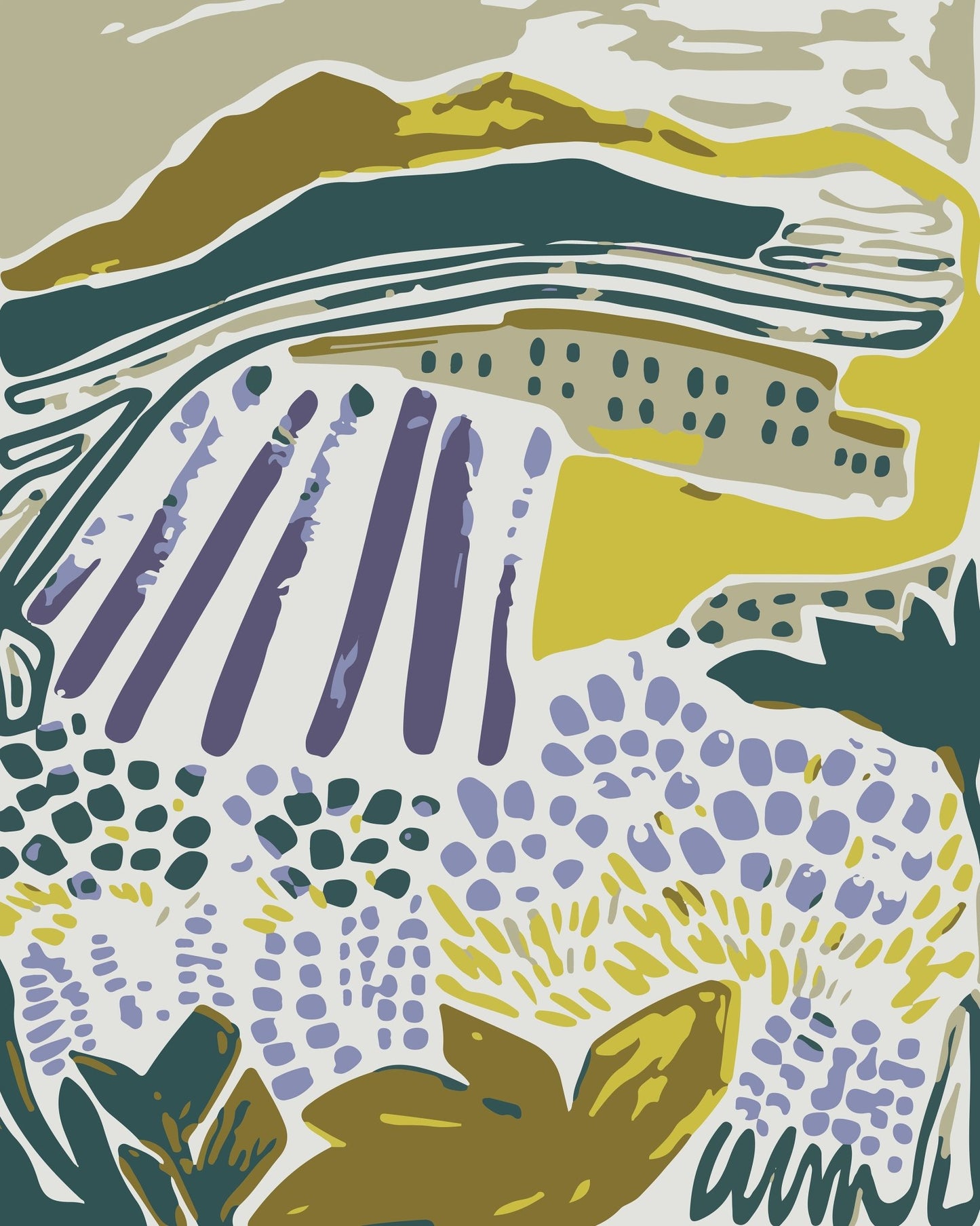 Abstract Countryside Fields