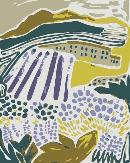 Abstract Countryside Fields