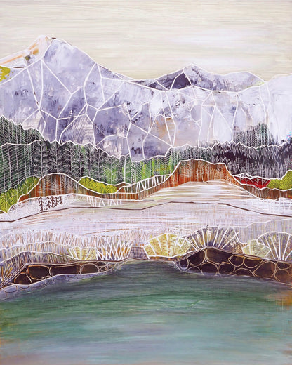 Winter Mountain Lake No2