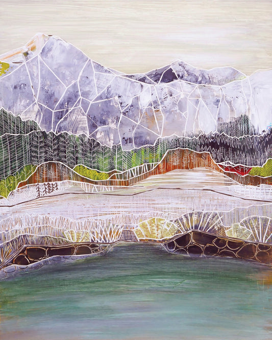 Winter Mountain Lake No2