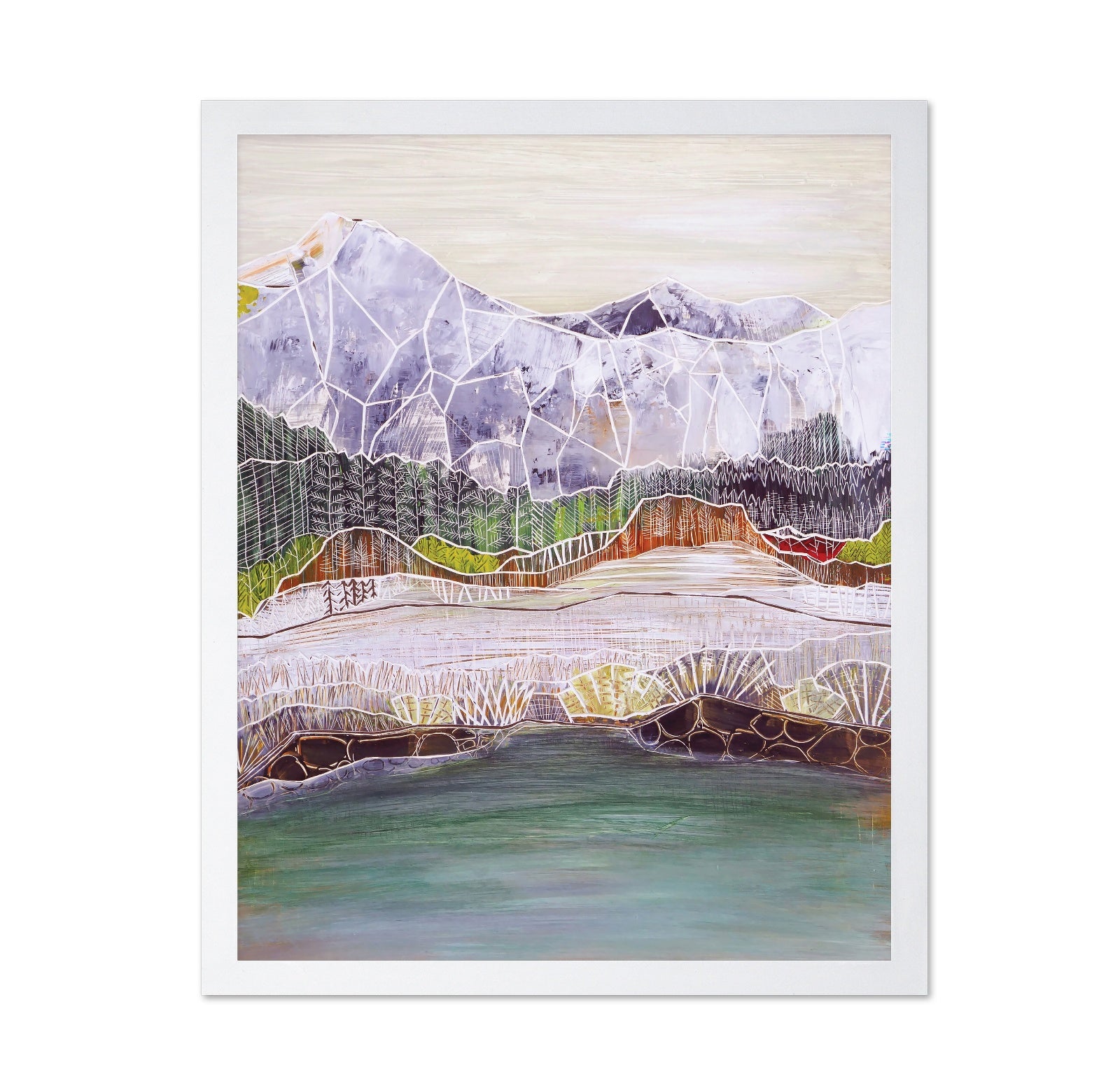 Winter Mountain Lake No2