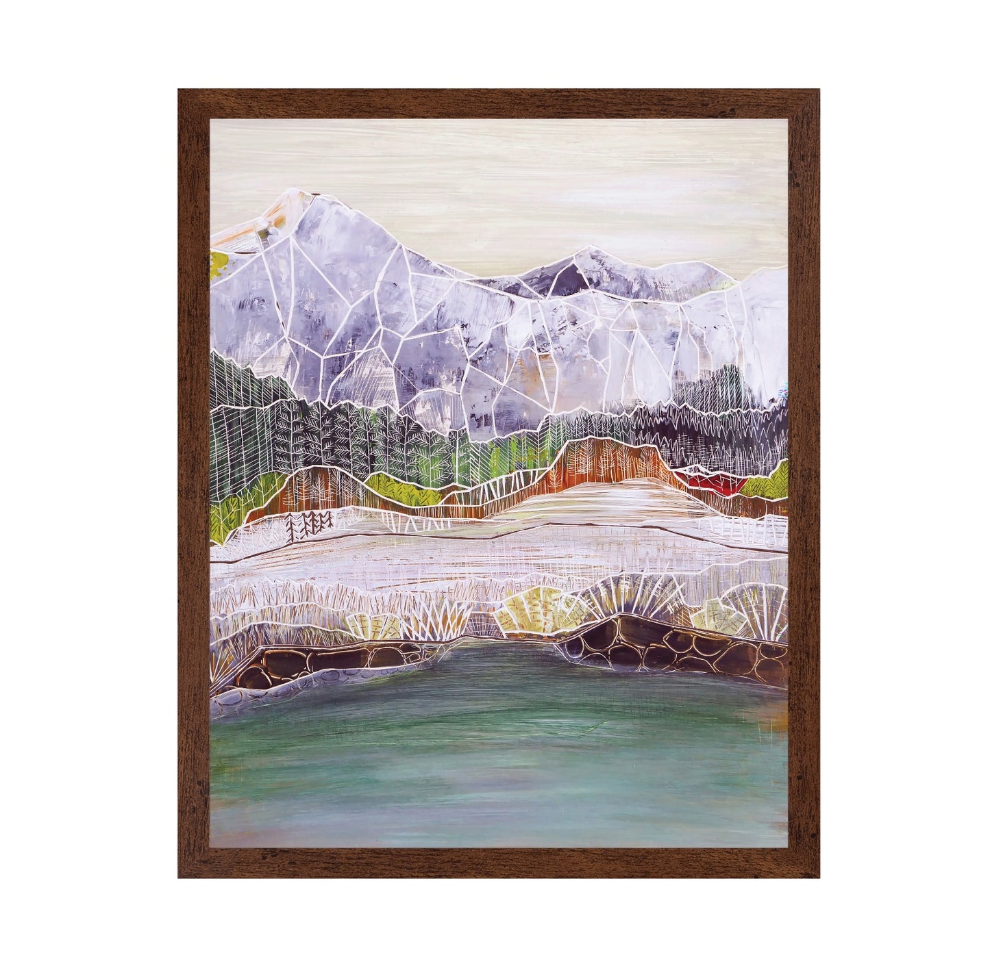 Winter Mountain Lake No2