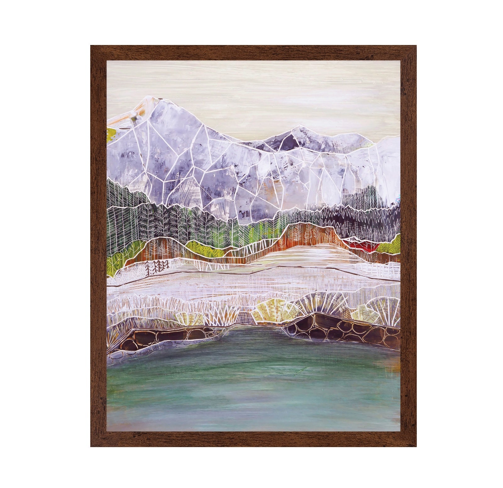 Winter Mountain Lake No2