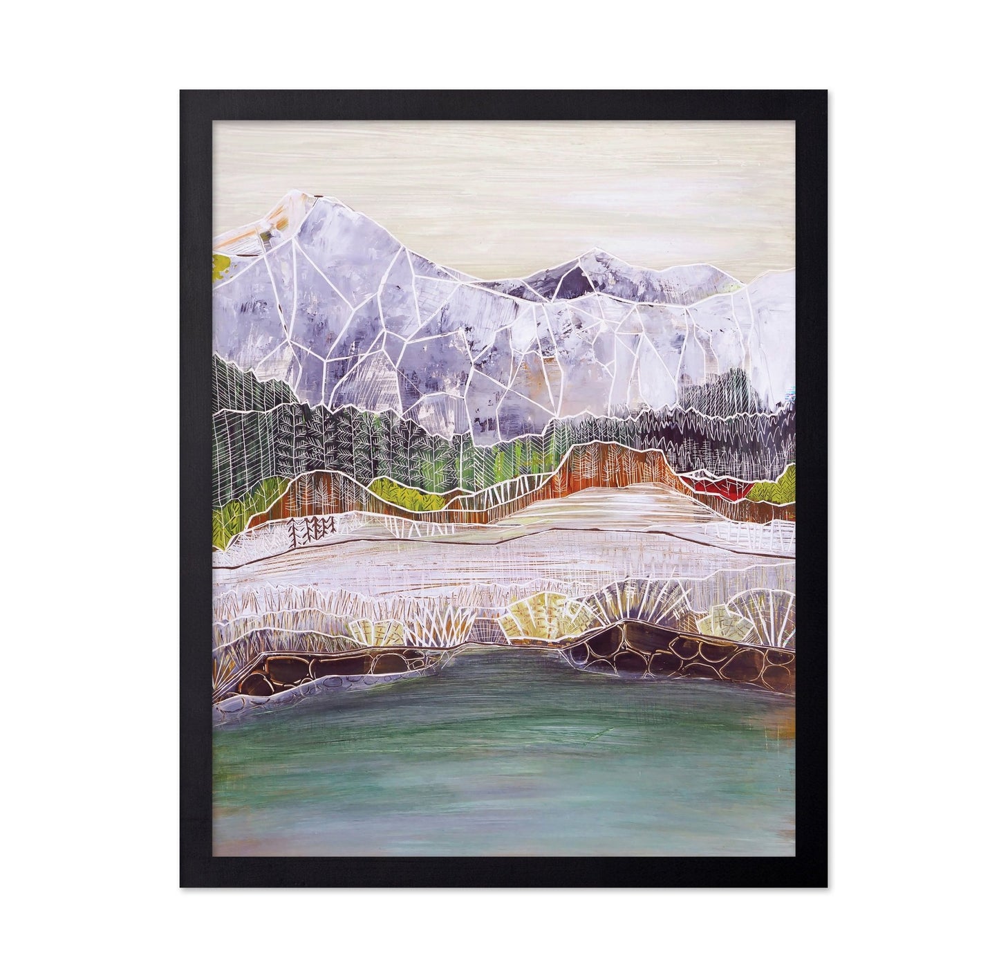 Winter Mountain Lake No2