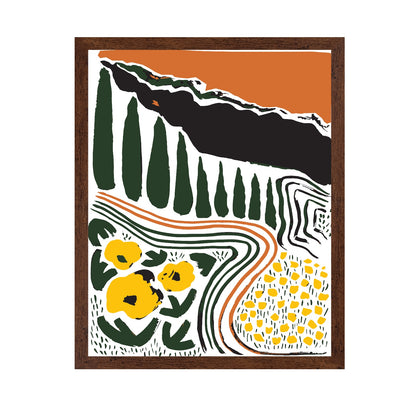 Stylized Coastal Path