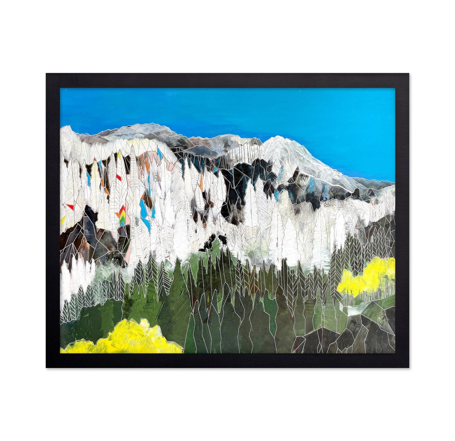 Geometric Mountain Peaks