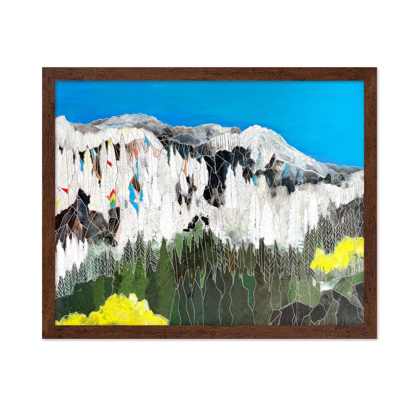 Geometric Mountain Peaks