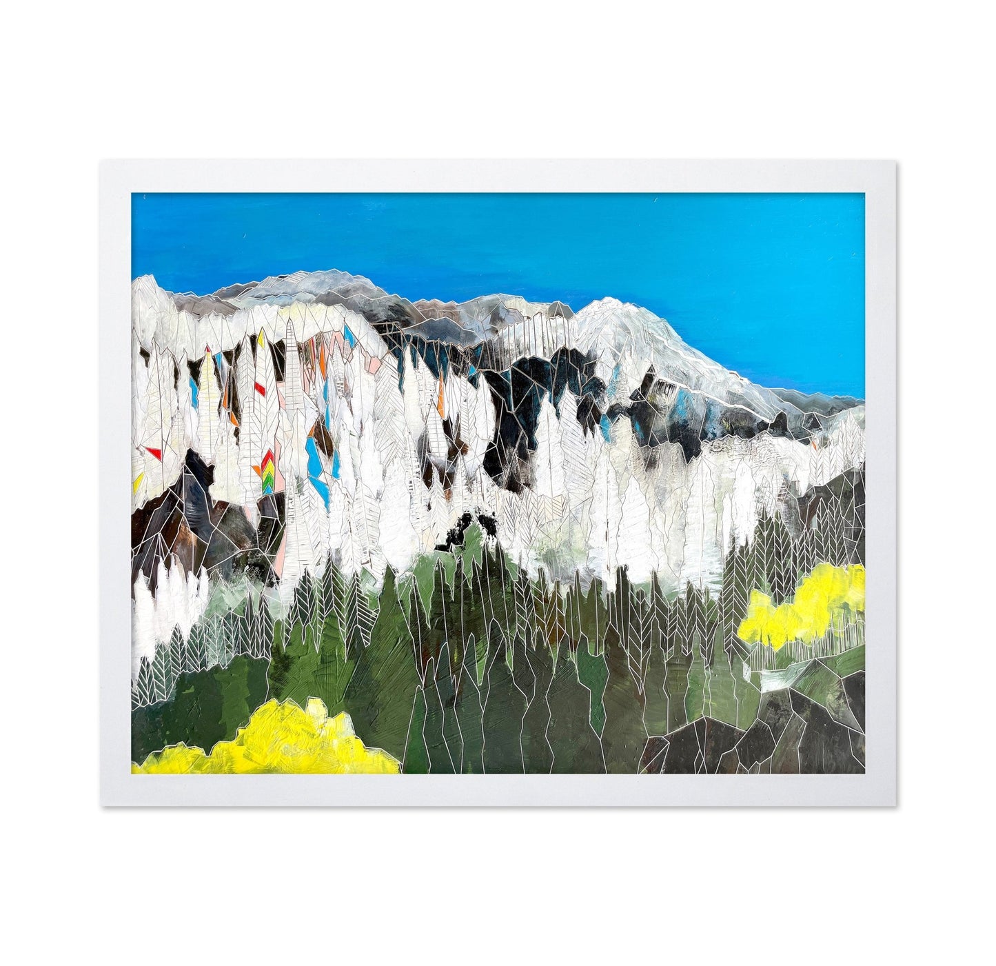 Geometric Mountain Peaks