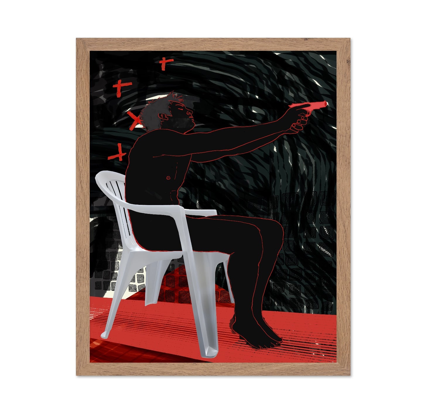 Pointing Shadow Figure