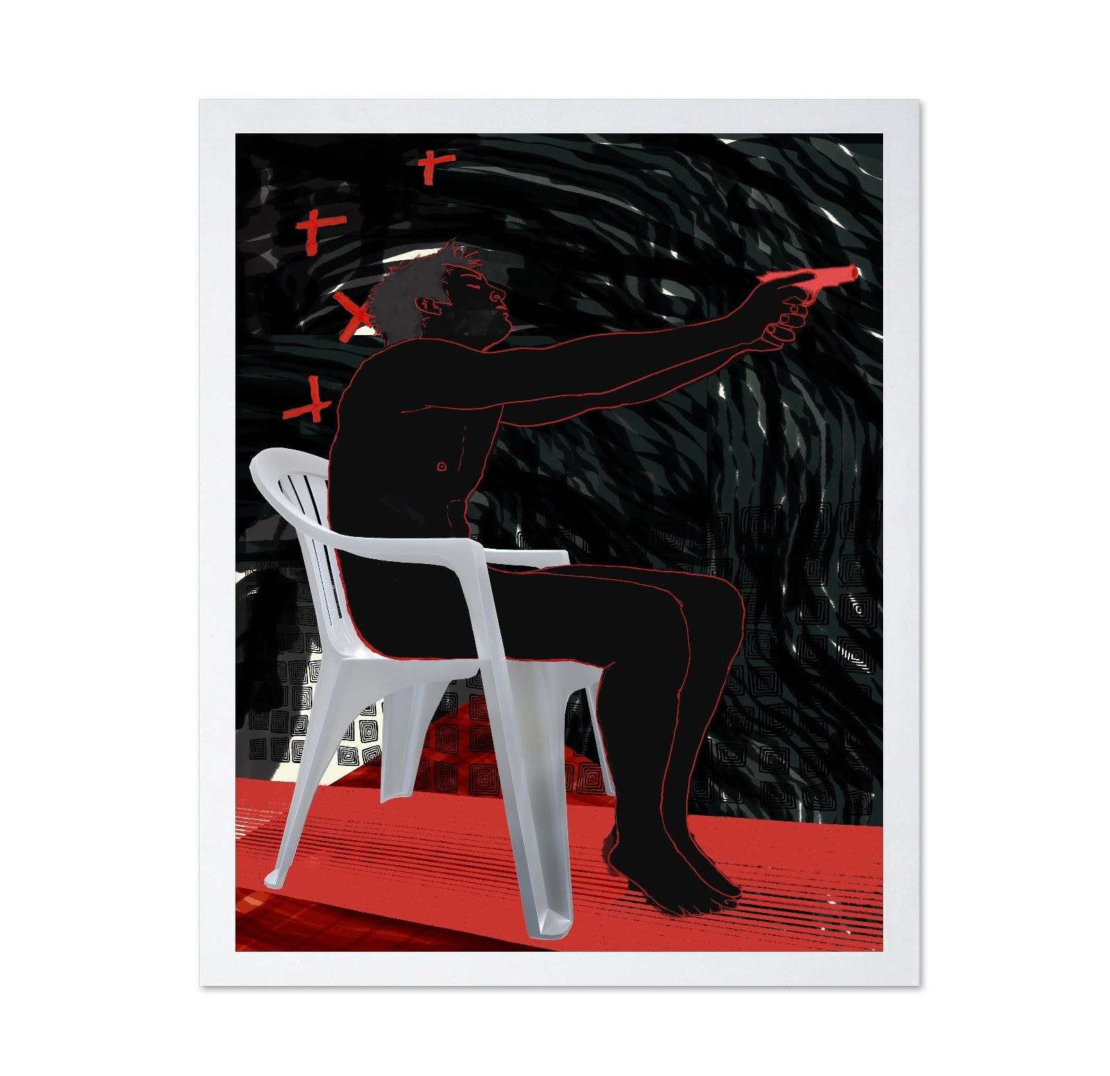 Pointing Shadow Figure