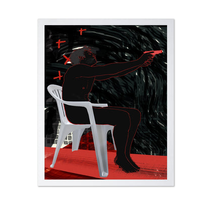 Pointing Shadow Figure