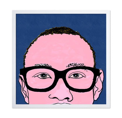 Blue Glass Portrait